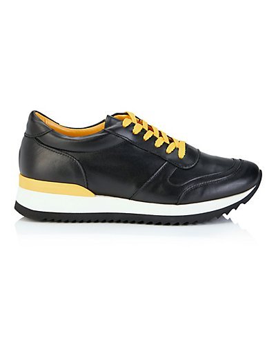 MADELEINE Sneakers femme noir/curry / jaune